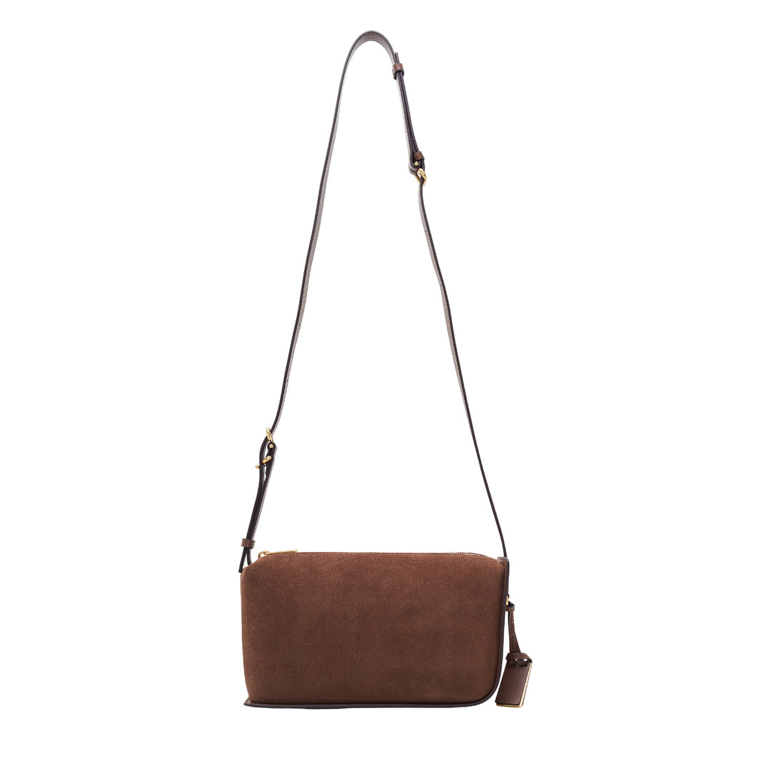 Crescent Shoulder Bag Suede