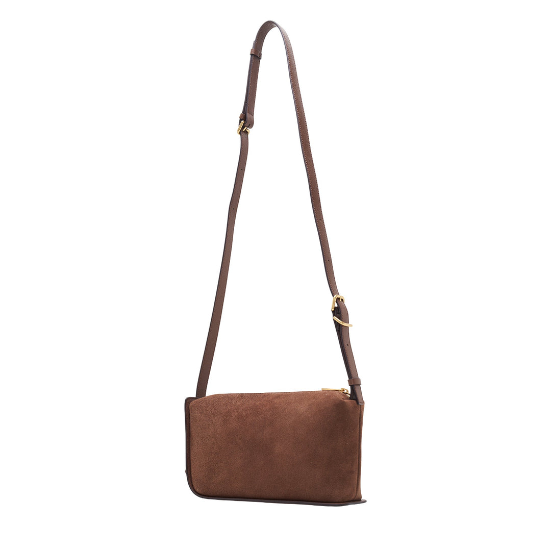 Crescent Shoulder Bag Suede