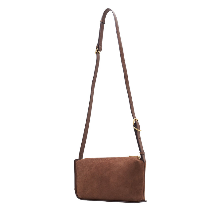 Crescent Shoulder Bag Suede