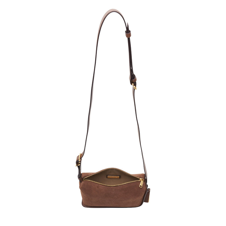 Crescent Shoulder Bag Suede