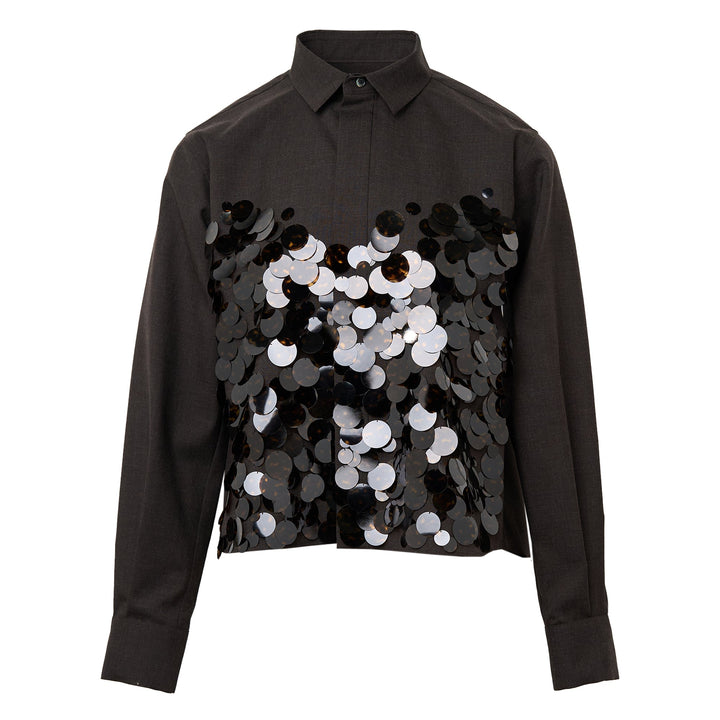 Suiting x Sequin Embroidery Shirt