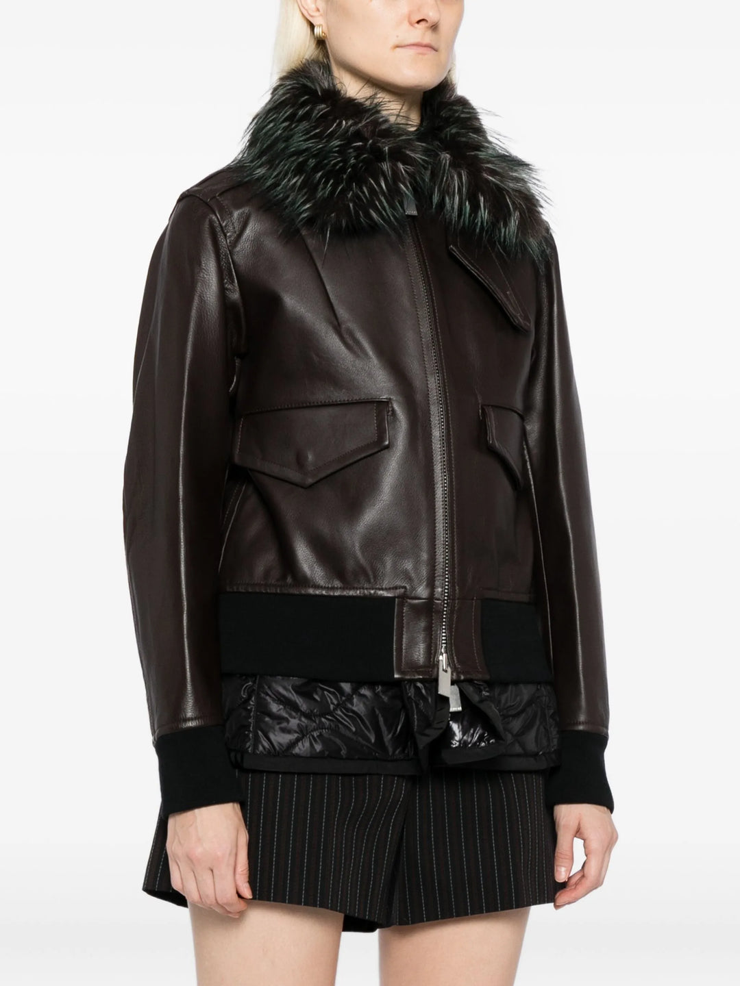Leather Blouson