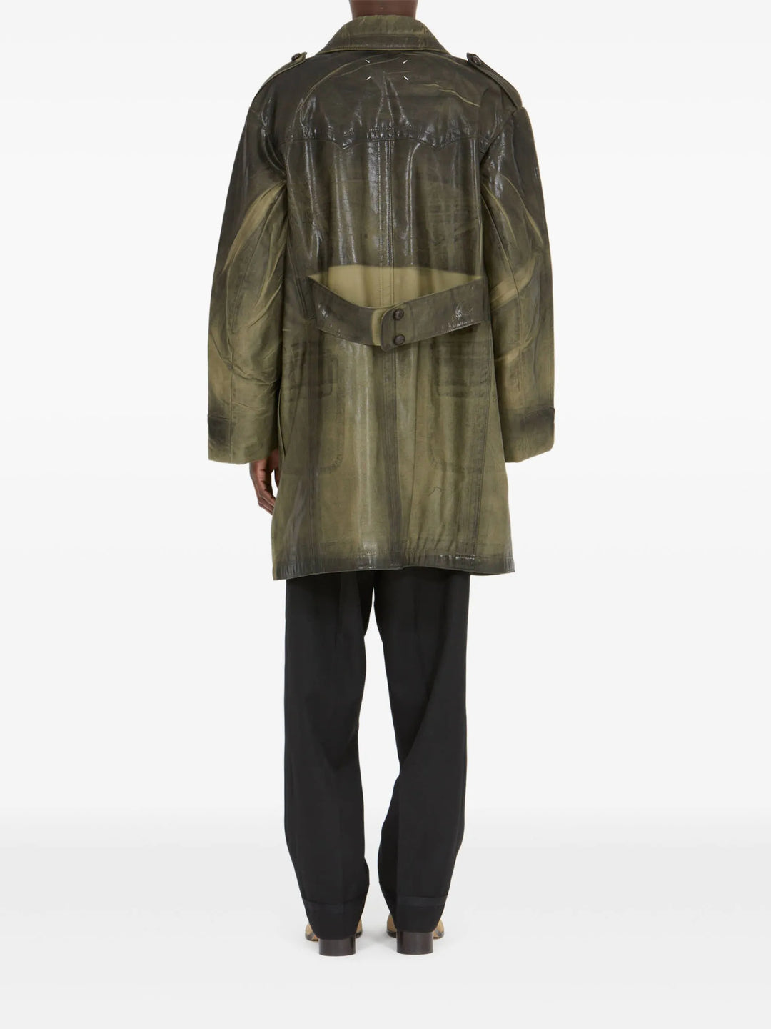 Brushed Cotton Satin Coat