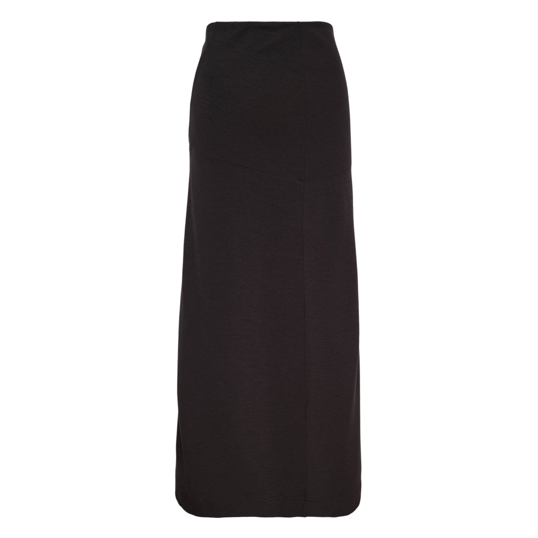 Twisted Hem Maxi Skirt