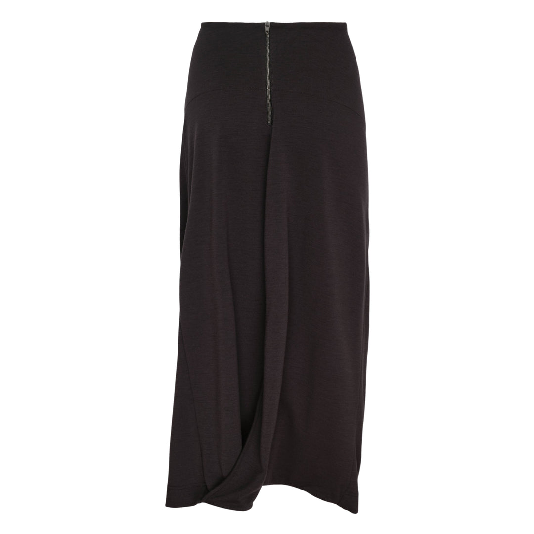 Twisted Hem Maxi Skirt