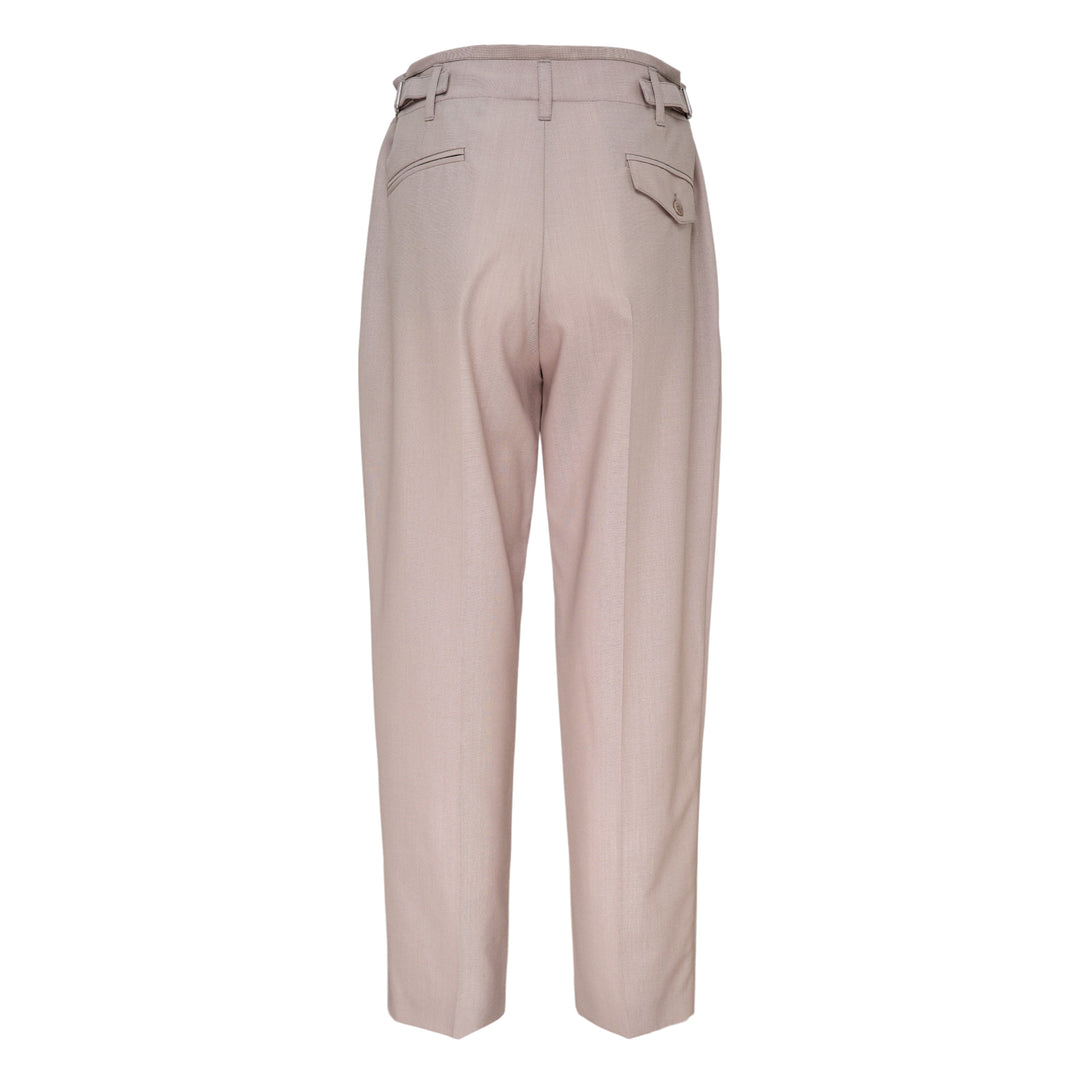 Pleated Tropical Wool Pants