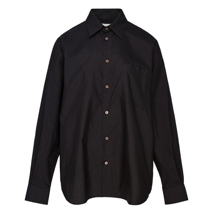 Regular Long Sleeve Washed Cotton Shirt