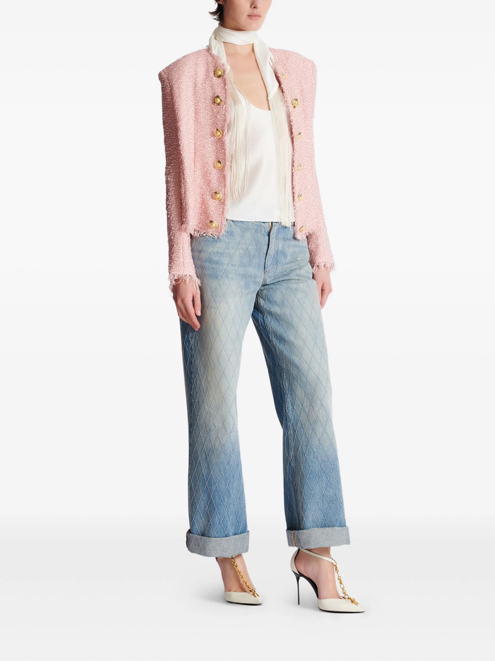 Glittered Tweed Spencer Jacket