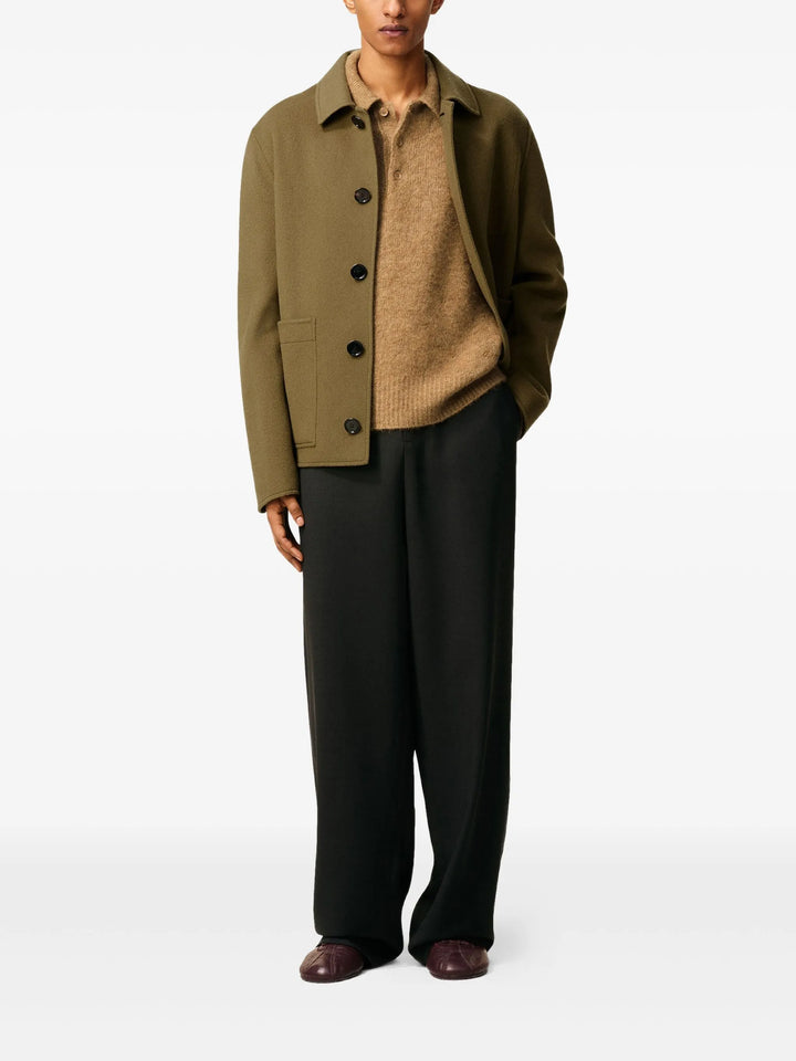 Boxy Buttoned Jacket