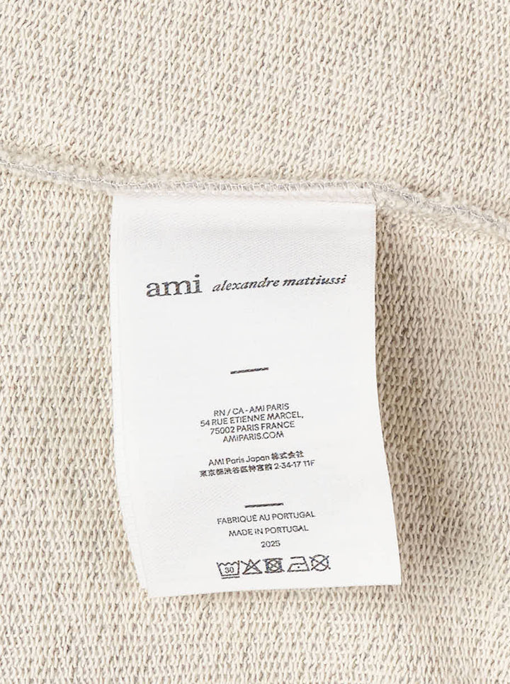 AMI Contrasted Zip-Up Hoodie - view 4