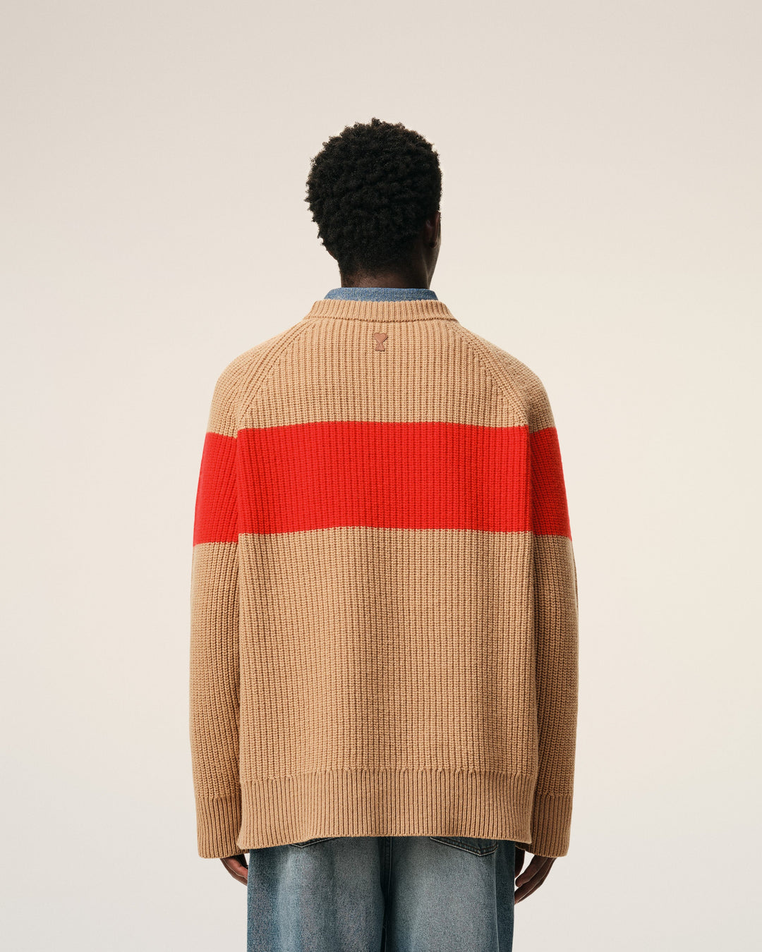 Xmas Oversized Round Collar Sweater