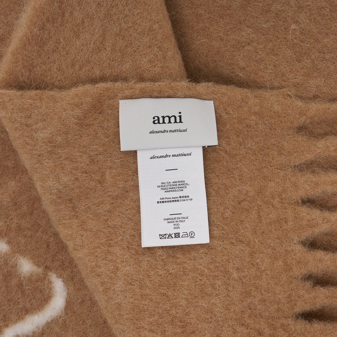 Xmas Off White ADC Intarsia Scarf