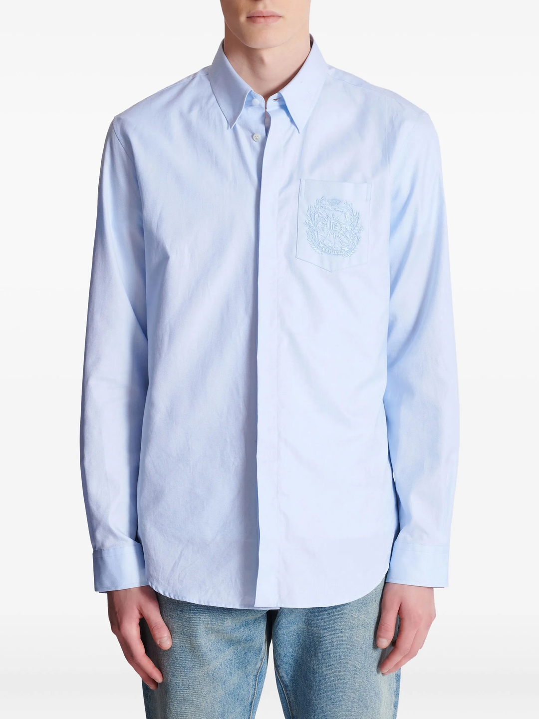 Emblem Cotton Shirt