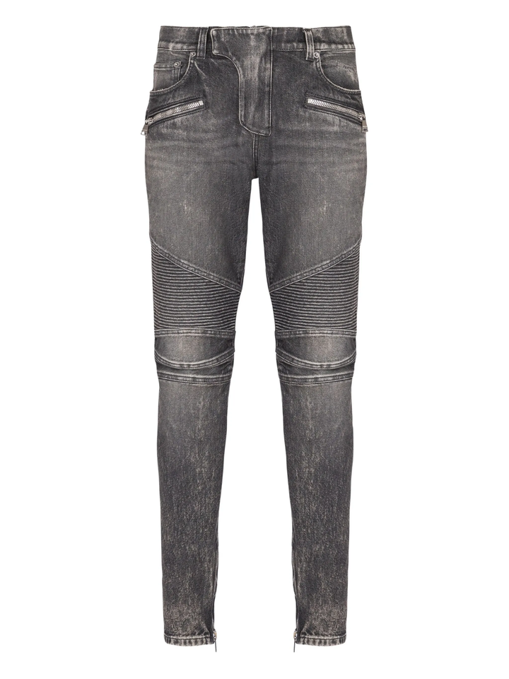 Biker Denim Pants