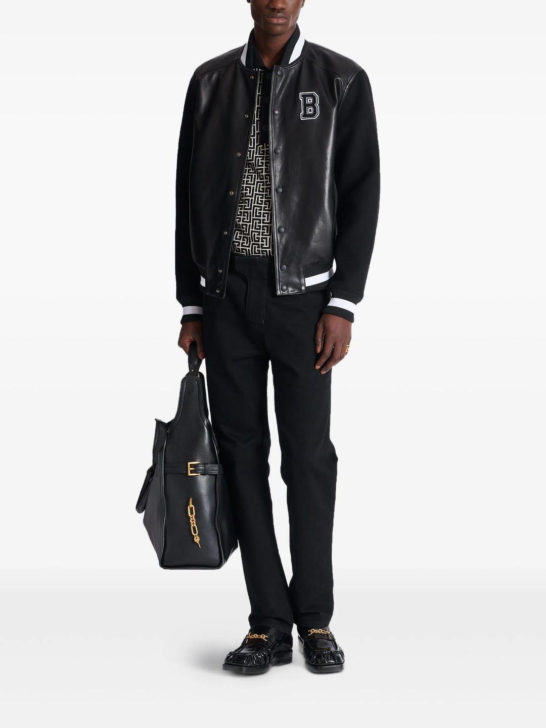 Leatherwool Varsity Jacket
