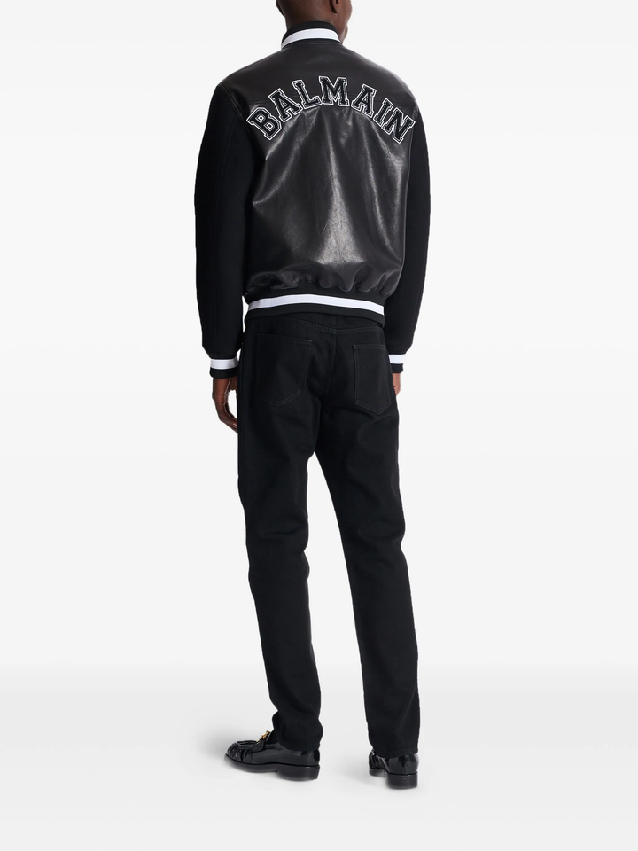 Leatherwool Varsity Jacket