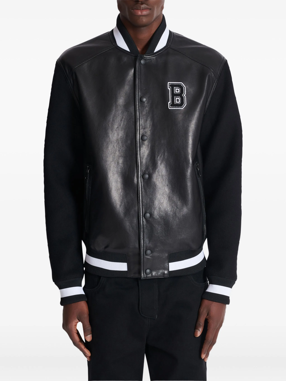 Leatherwool Varsity Jacket