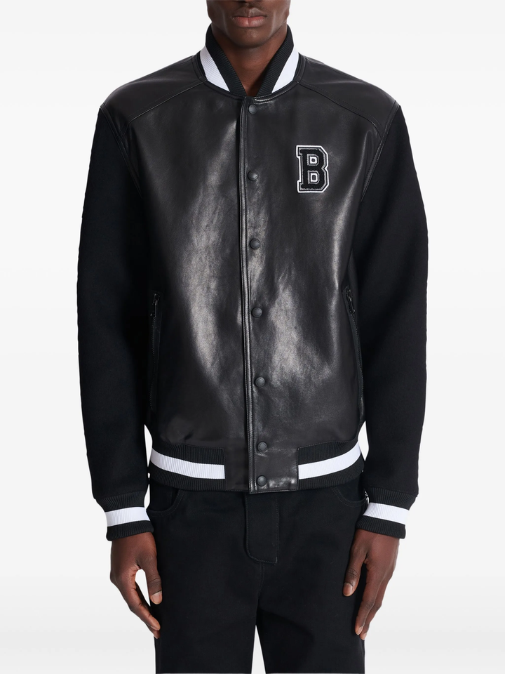 Leatherwool Varsity Jacket