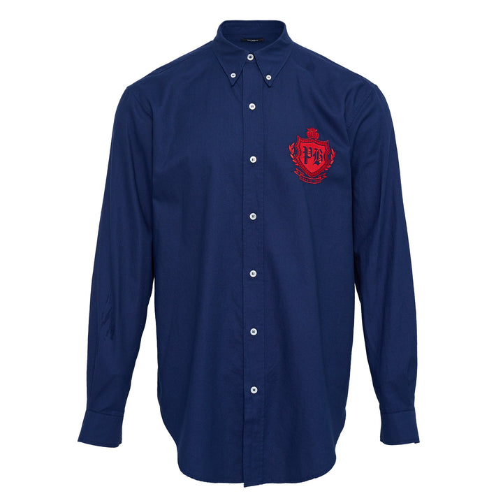 College Emblem Oxford Cotton Shirt