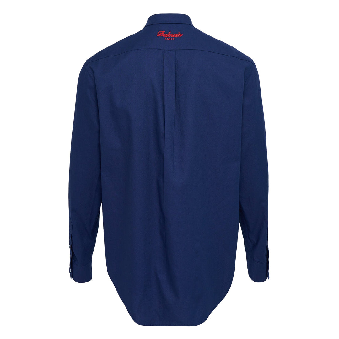 College Emblem Oxford Cotton Shirt