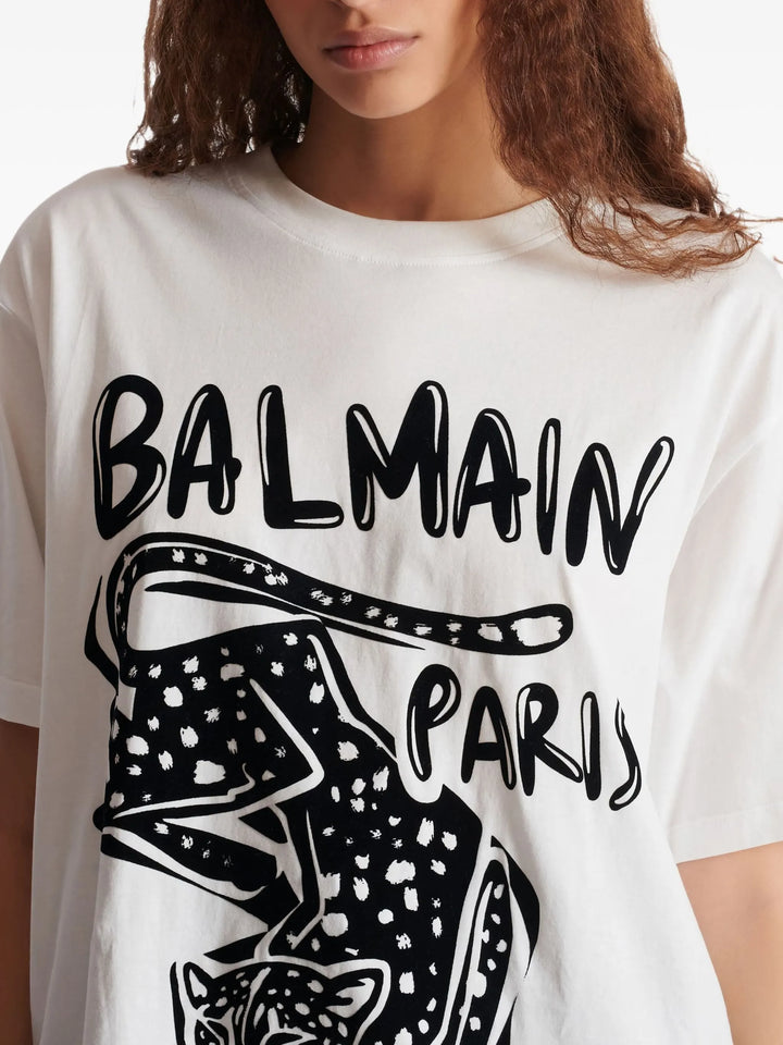 Leopard Print Oversize T-Shirt