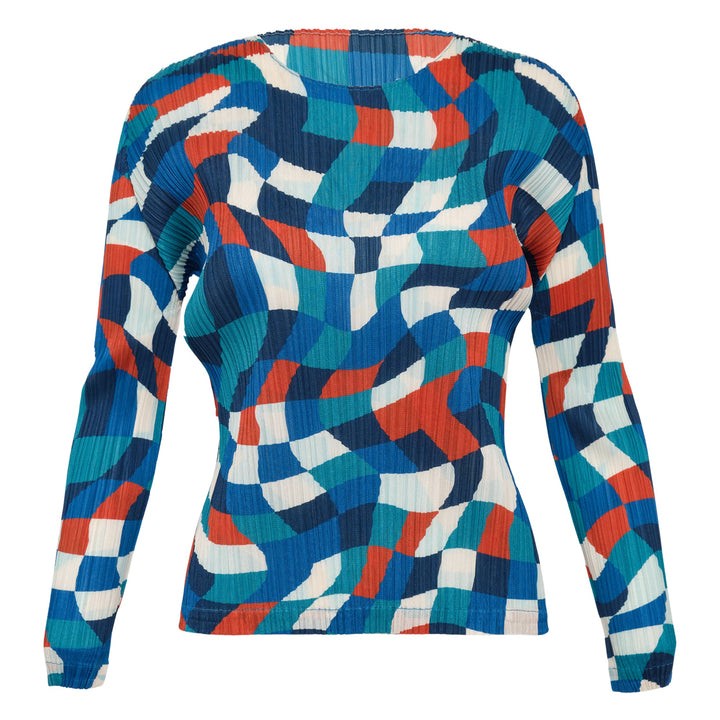 Dancing Square Long Sleeve Top