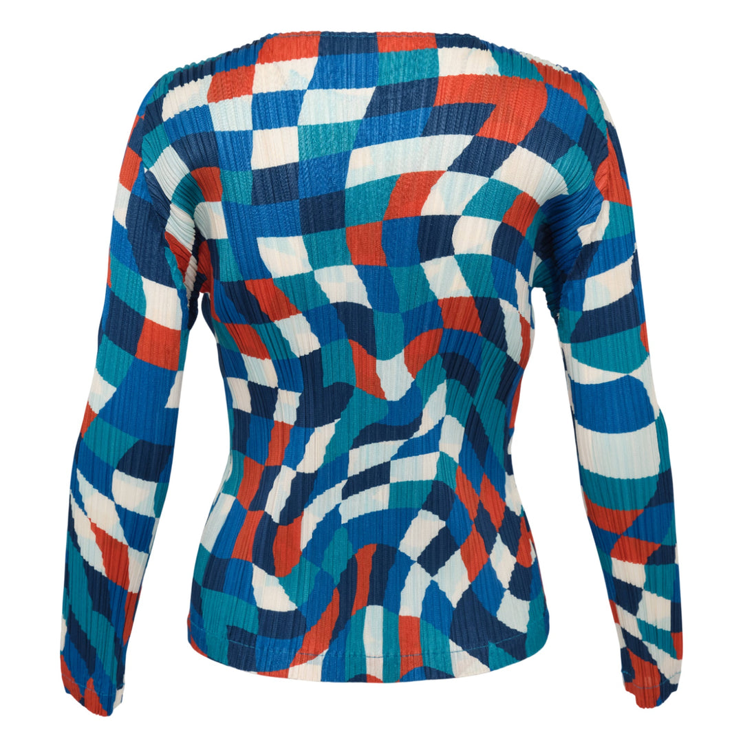 Dancing Square Long Sleeve Top