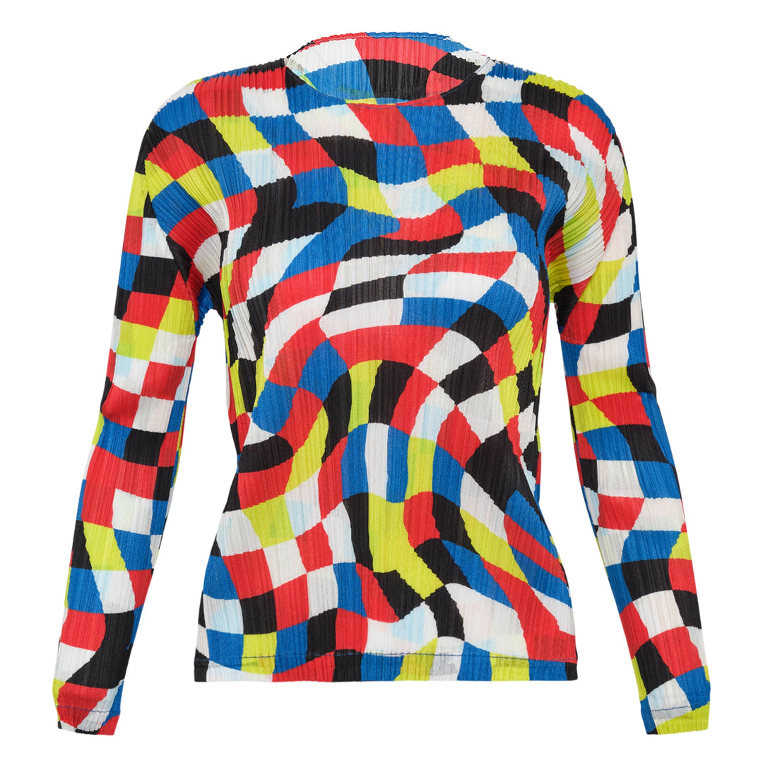 Dancing Square Long Sleeve Top