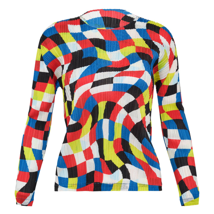 Dancing Square Long Sleeve Top