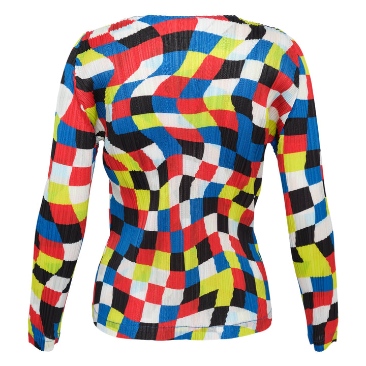Dancing Square Long Sleeve Top