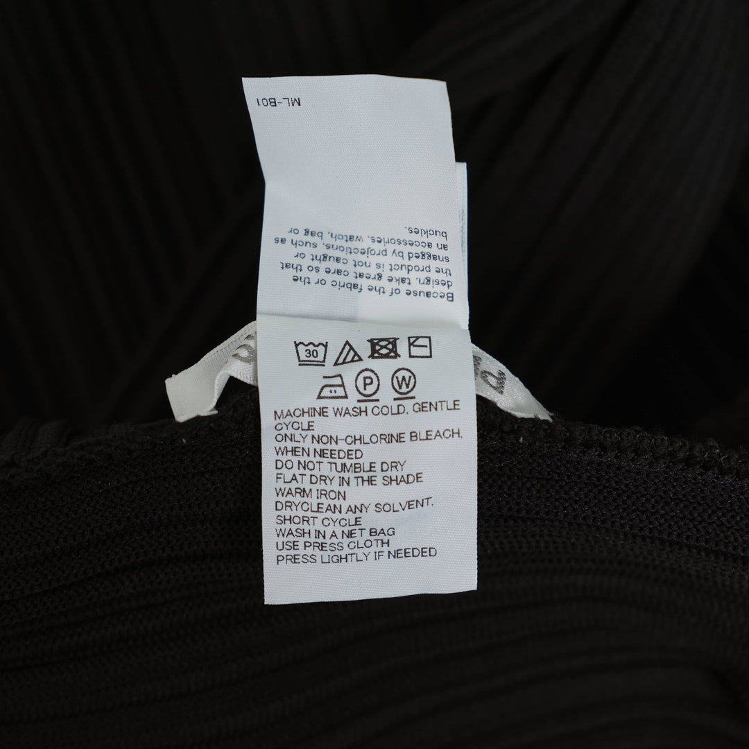 Crepe Knit Crew Neck Sweater