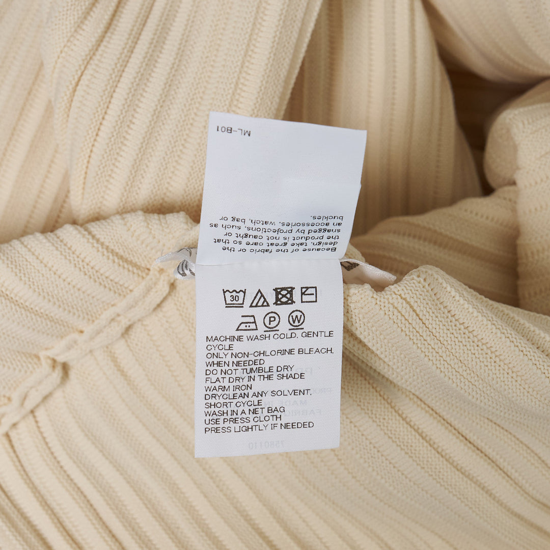 Crepe Knit Turtleneck Sweater