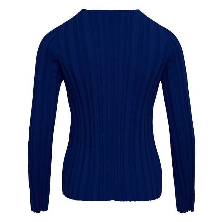 Rib Knit Round Neck Top