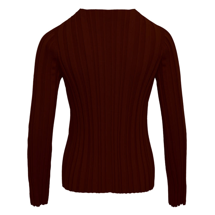 Rib Knit Round Neck Top