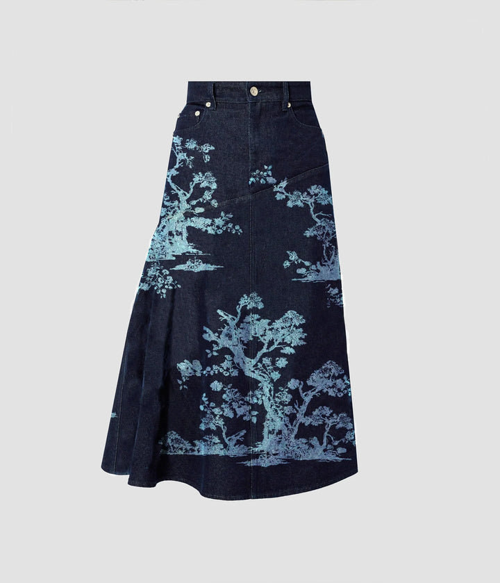 A-Line Midi Skirt