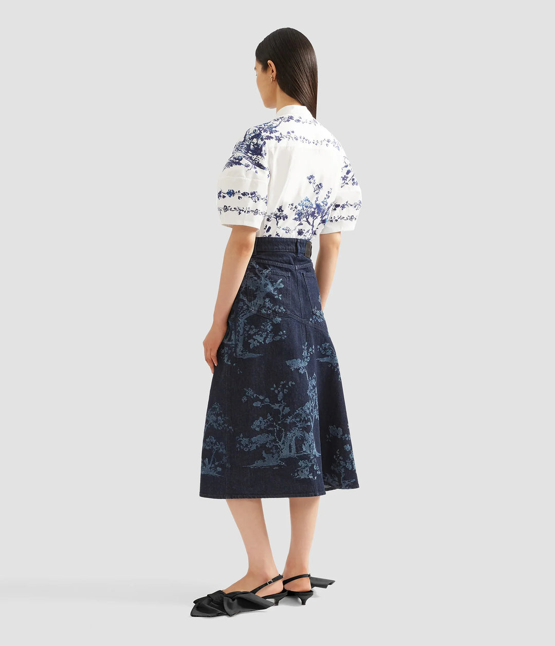 A-Line Midi Skirt