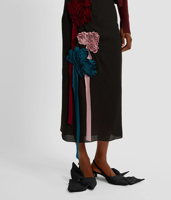 Pencil Midi Skirt