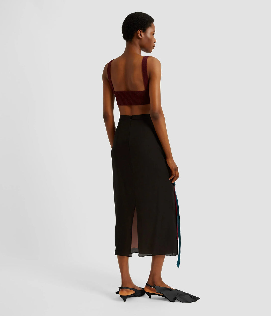 Pencil Midi Skirt