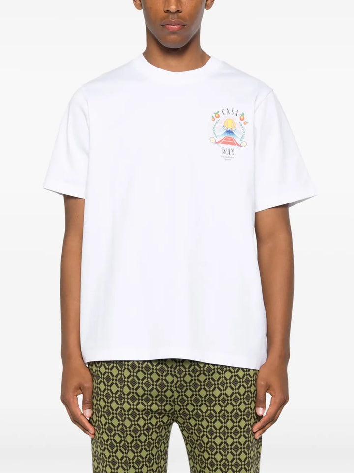 Casa Way Mountain Printed T-Shirt