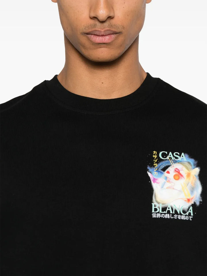 Galactic Connection Printed T-Shirt