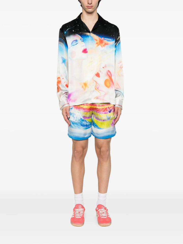Butterfly Mountain Drawstring Shorts