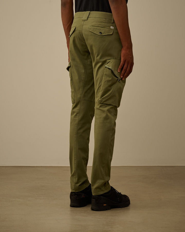Stretch Sateen Ergonomic Lens Cargo Pants