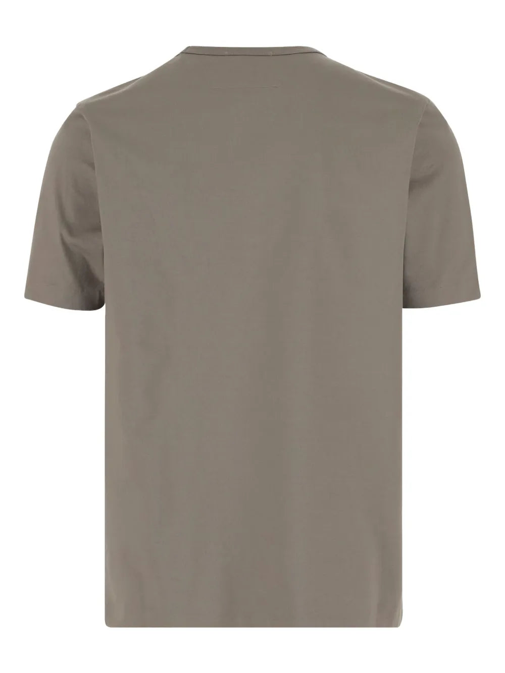 Mercerized Jersey Twisted Short Sleeve Logo T-Shirt