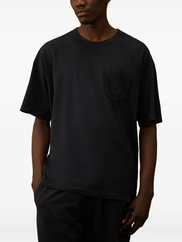 Jersey Short Sleeve Boxy Chest Pocket T-Shirt