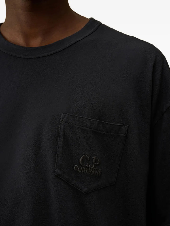 Jersey Short Sleeve Boxy Chest Pocket T-Shirt