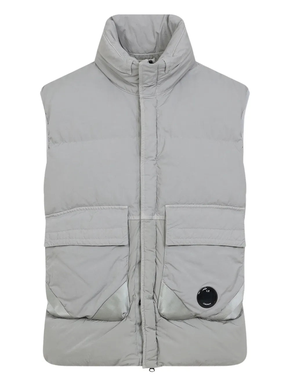 Eco-Chrome R Mixed Hooded Down Gilet