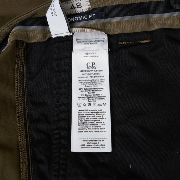 Cargo Pant In Stretch Satin