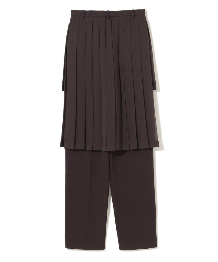 Pants With Layered Sheer Pleats
