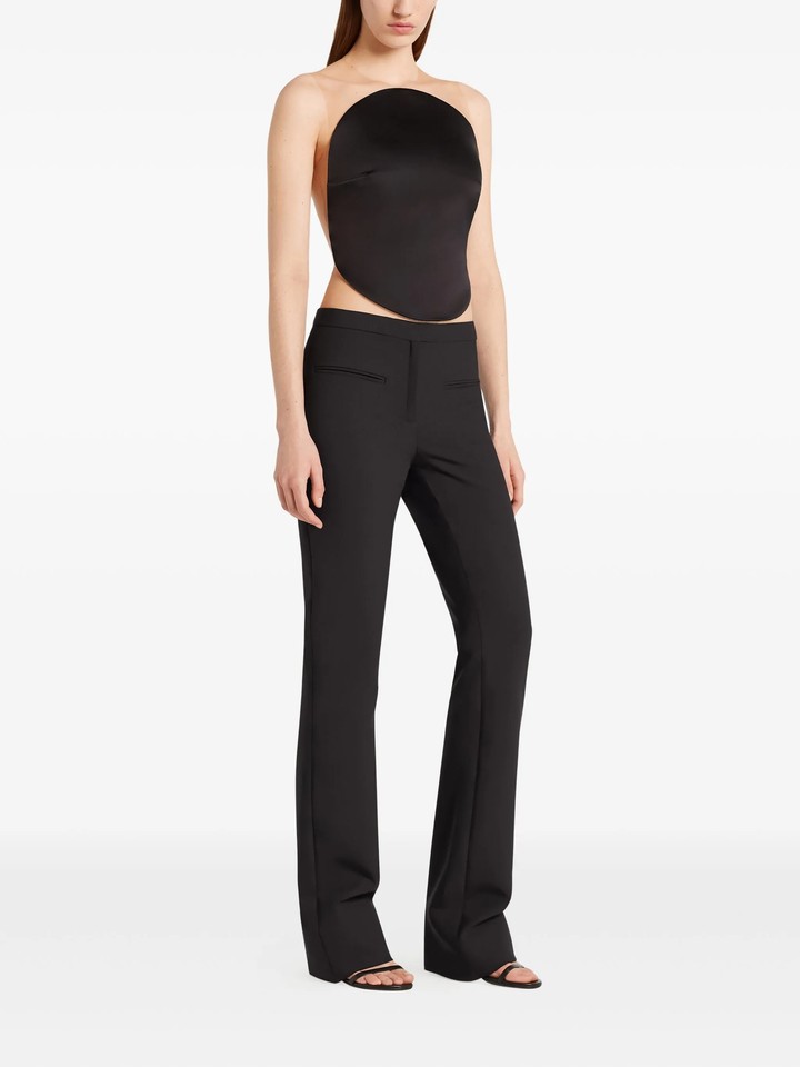 Heritage Fluid Crepe Bootcut Pants