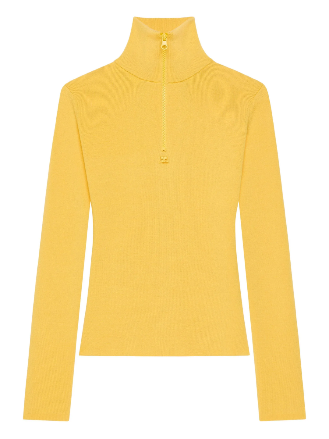 Zipped Mockneck Sweater